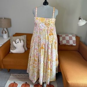 Free People | XL | Oversized Tiered Floral Maxi Dress